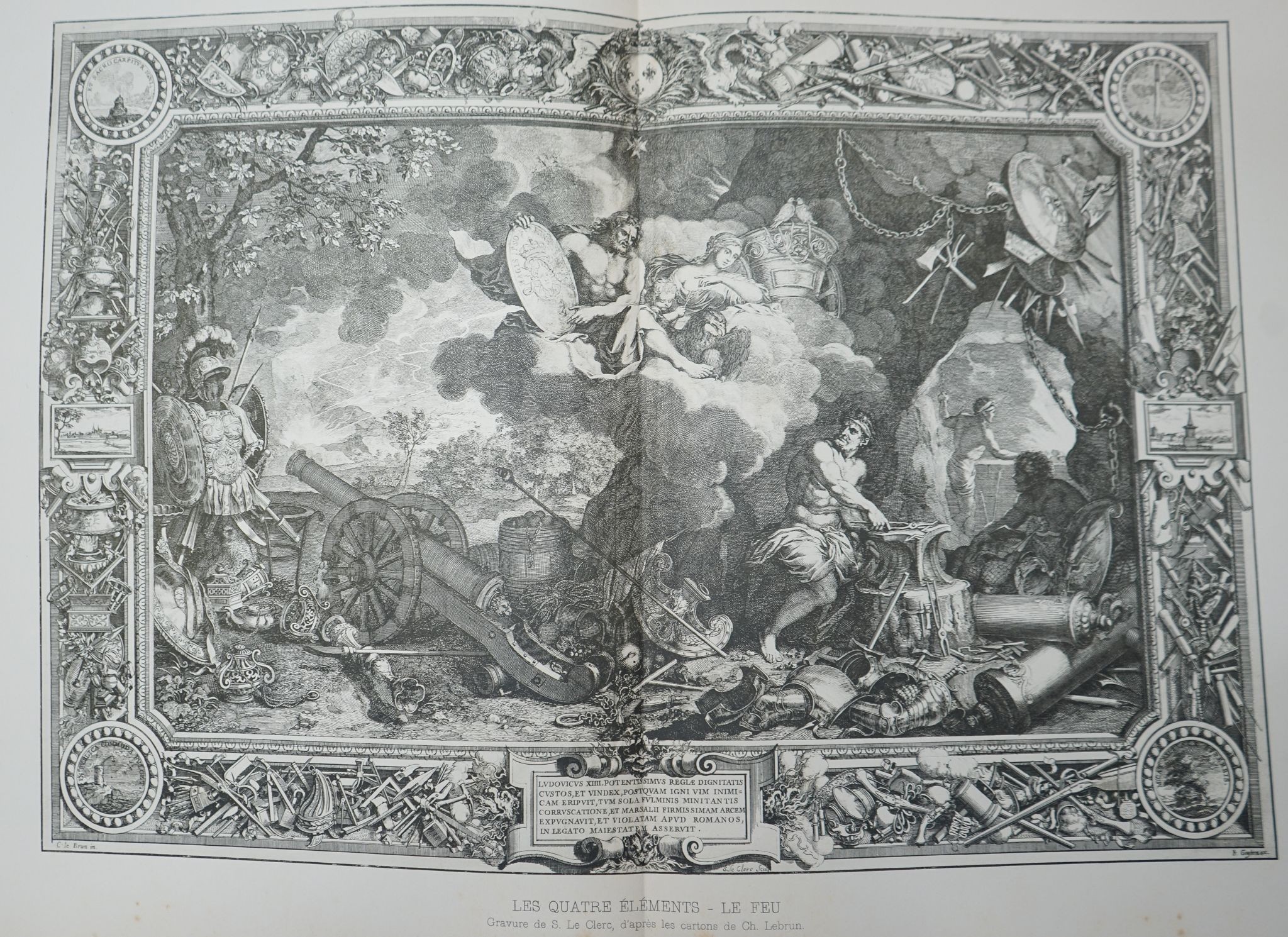 Folios - Tapisseries et Documents Decoratifs du style Louis XIV, E.Dumonthier Les Bronzes du Mobilier National and 2 others (4)